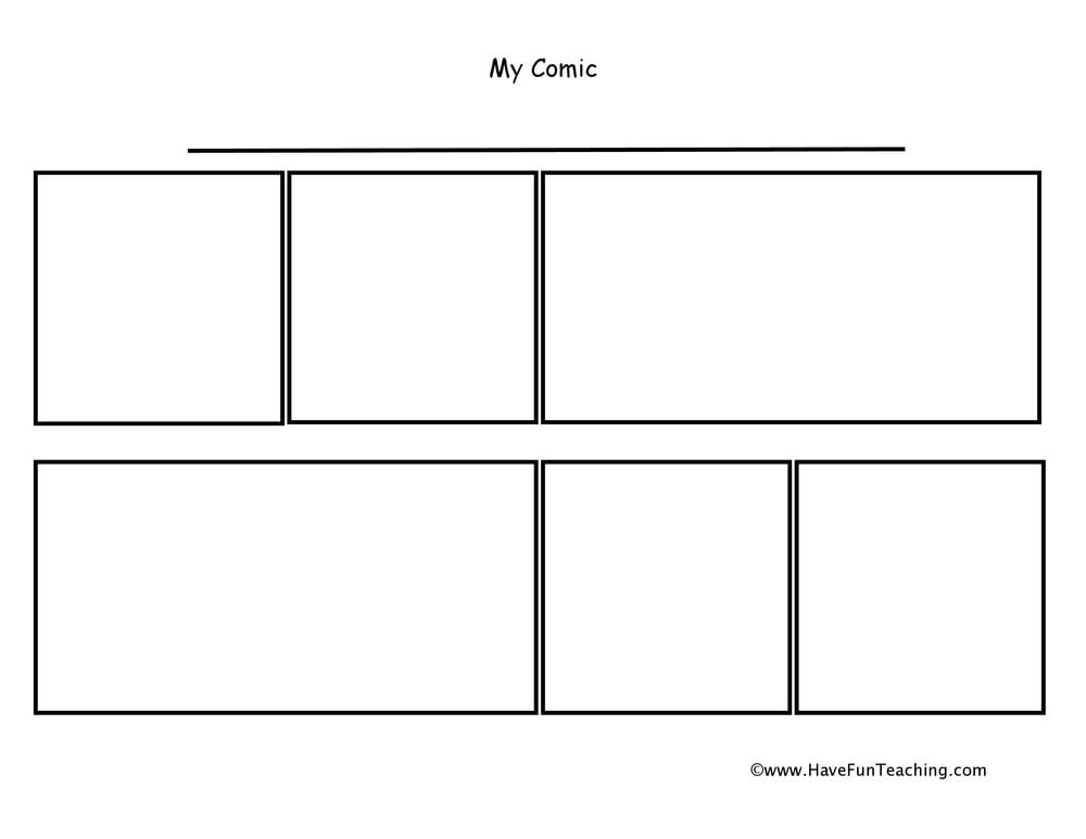 Different Shapes Comic Strip Worksheet  Have Fun Teaching