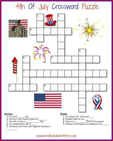 Th Of July Activity Printable Worksheets