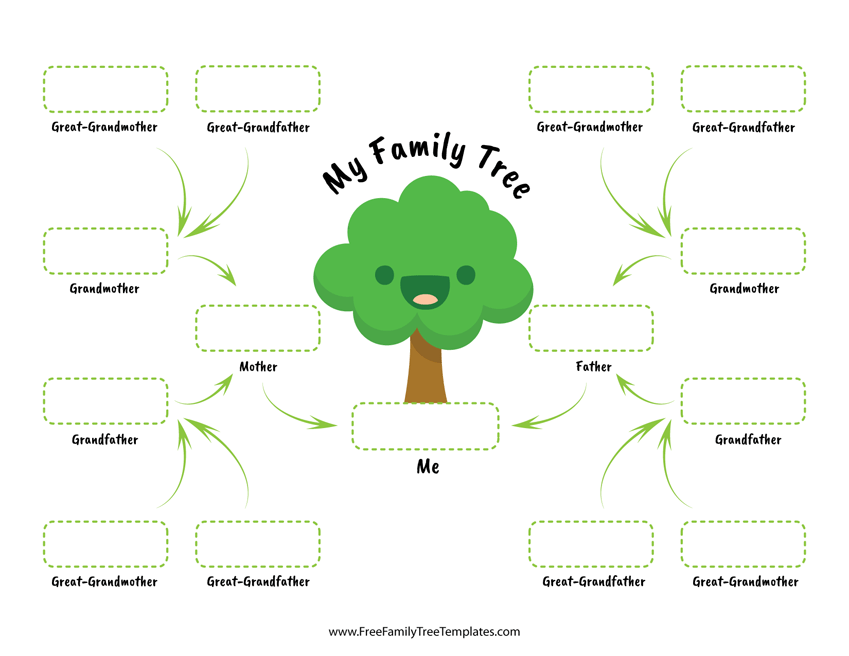 Family Tree For Children  Free Family Tree Templates