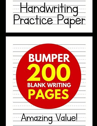 Handwriting Practice Paper For Kids Bumper