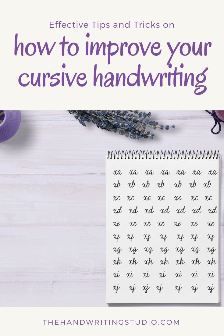 How To Improve Your Cursive Writing