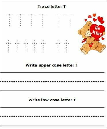Valentines Day Letters Worksheets