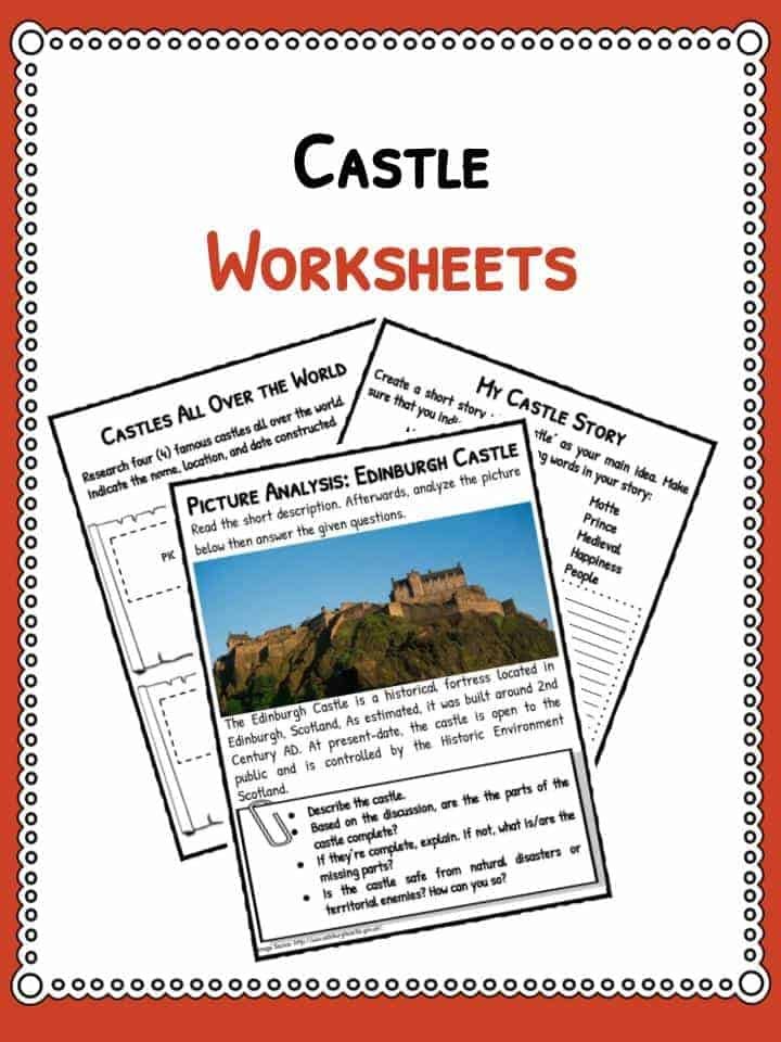 Castle Facts  Information   Worksheets For Kids