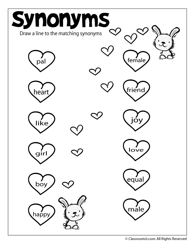 Cute And Fun Reading Worksheets To Teach Kids About Antonyms And
