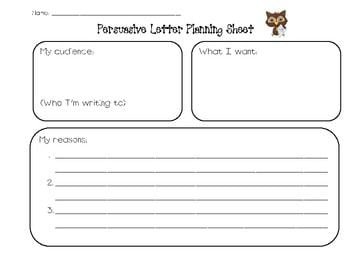 Persuasive Letter Writing Pack