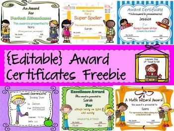 Editable Certificates Of Appreciation