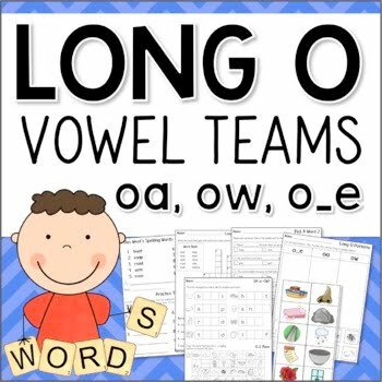 Long O Worksheets And Activities Vowel Teams Oa  Ow  Oe By Fishyrobb