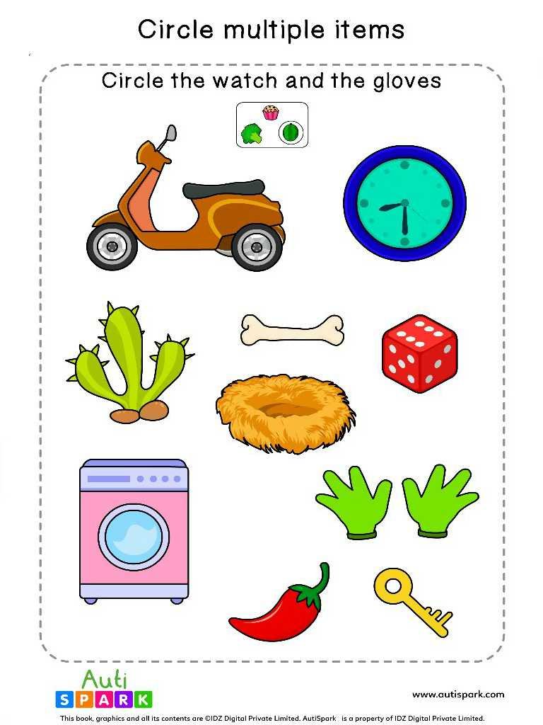 Circle   Identify Objects   Best Sorting Worksheet