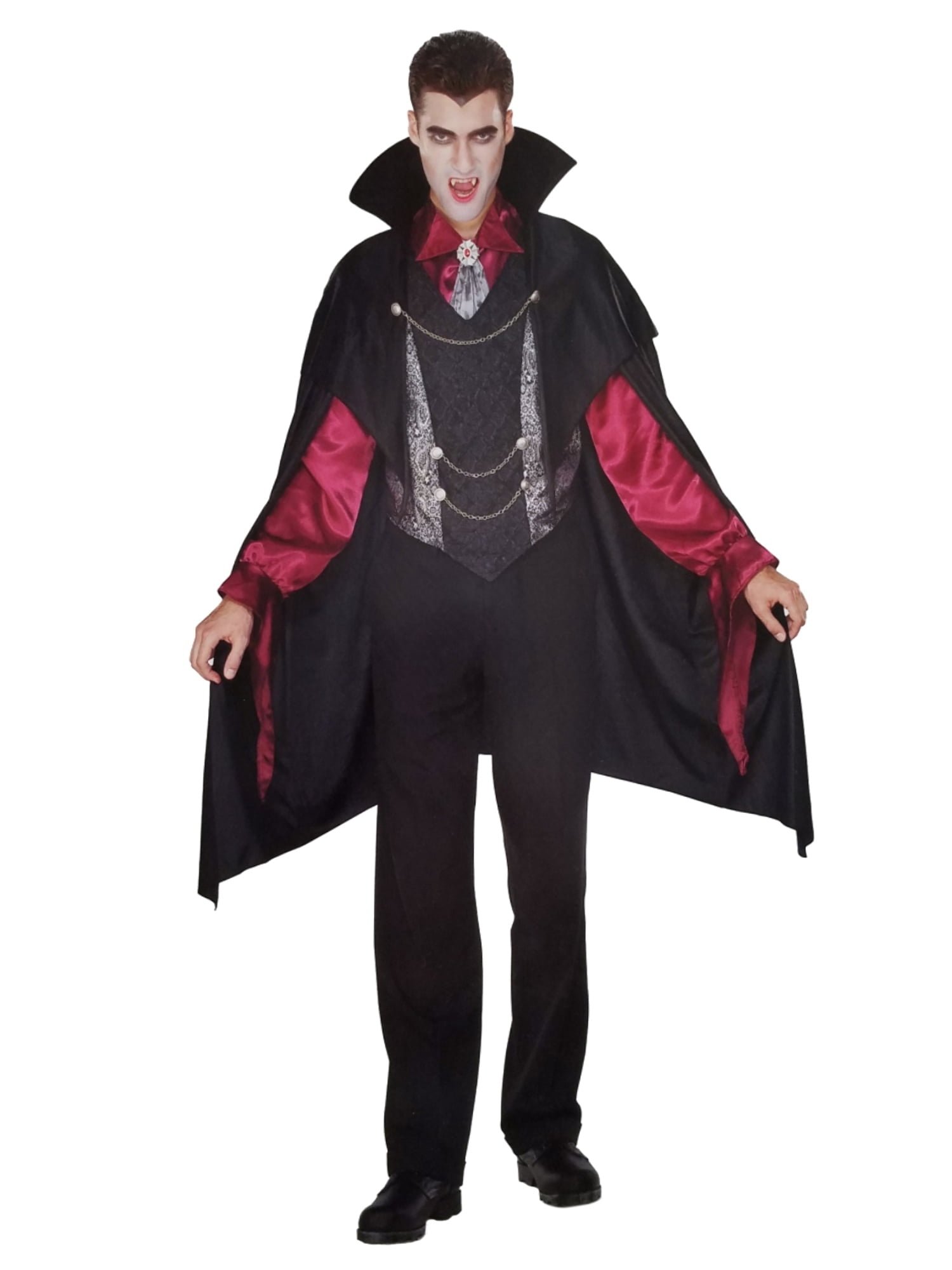 Seasons Mens Bloodthirsty Master Vampire Dracula Halloween Costume