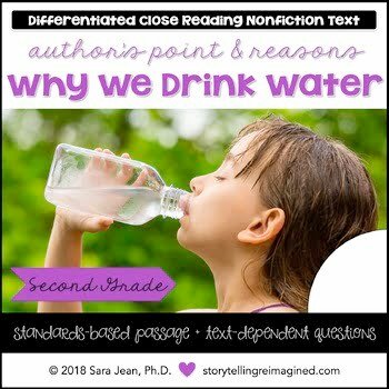 Why We Drink Water Reading Comprehension Passage