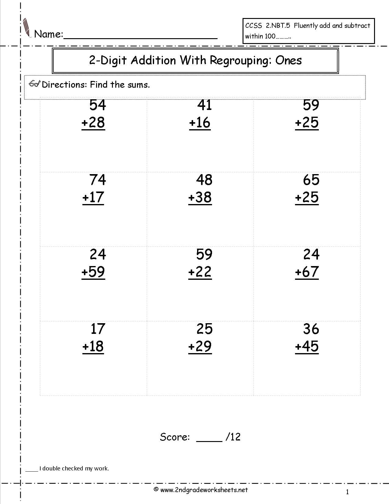 16 Best Images of Winter Addition Worksheets - Free ...