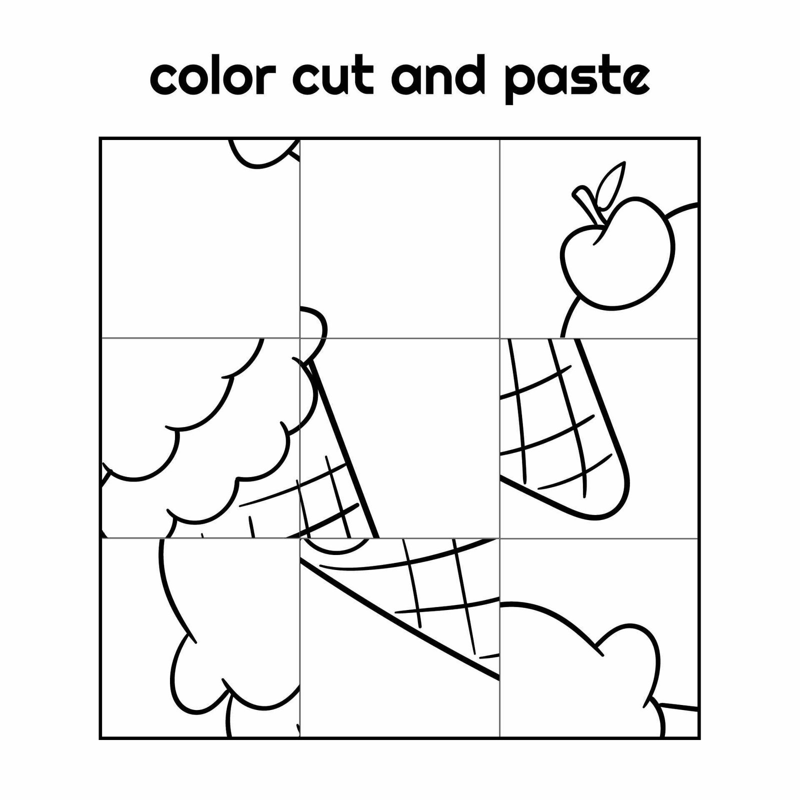 9 Best Images of Cut And Paste Printables - Spring Cut and ...