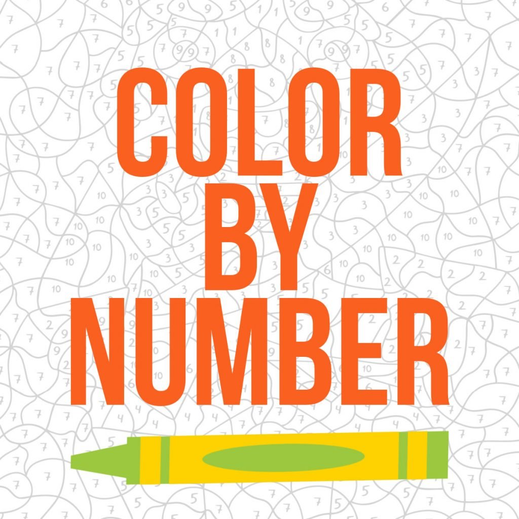 Free Color By Number Printable Worksheet Sets For Kids