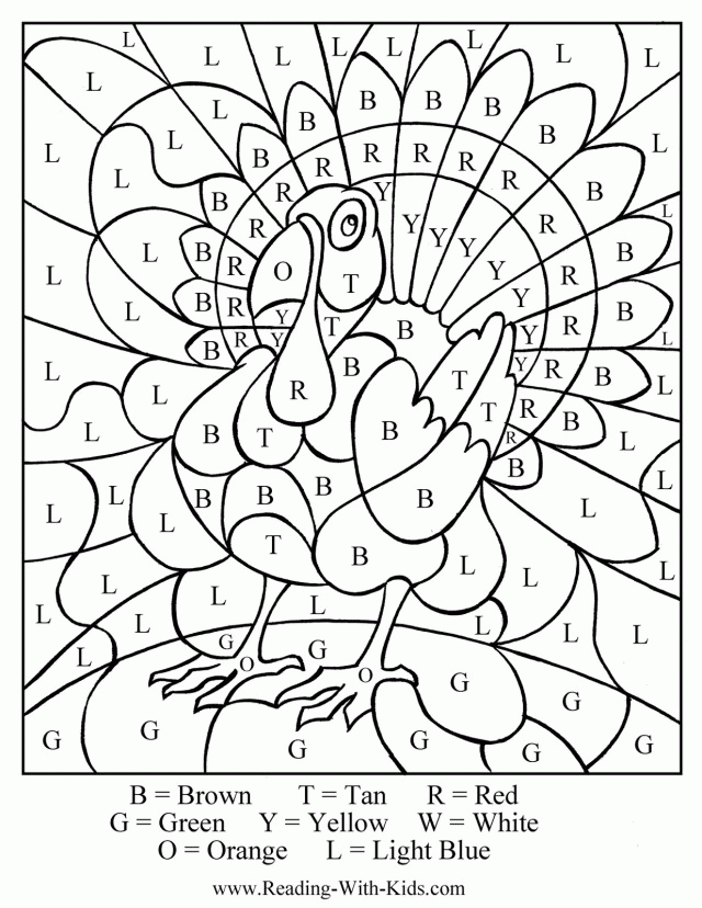 Free Difficult Color By Numbers Coloring Pages  Download