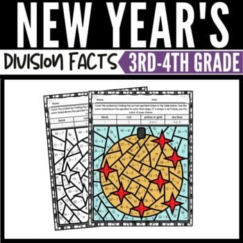 New Years Math Division Color