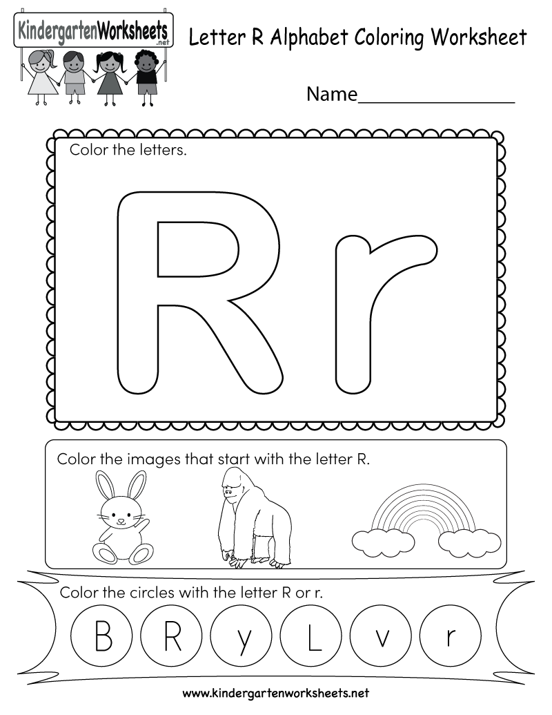 This Is A Letter R Coloring Worksheet Children Can Color The This Is A Letter R Coloring Worksheet Children Can Color The