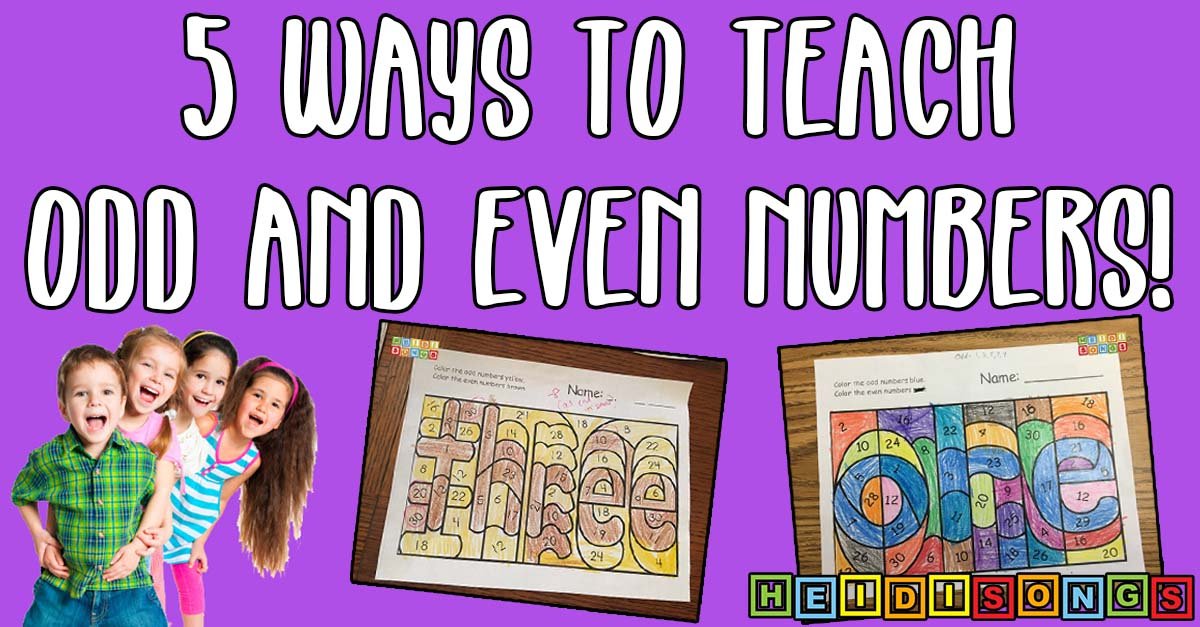 Ways To Teach Odd And Even Numbers