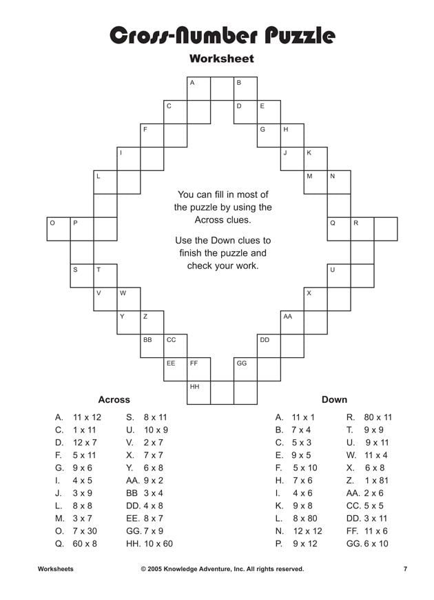 Weve All Done Crossword Puzzles This Worksheet Is A Printable