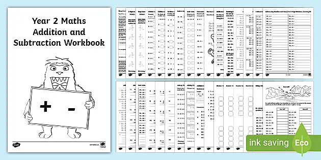 Year  Maths Addition And Subtraction Worksheet Booklet