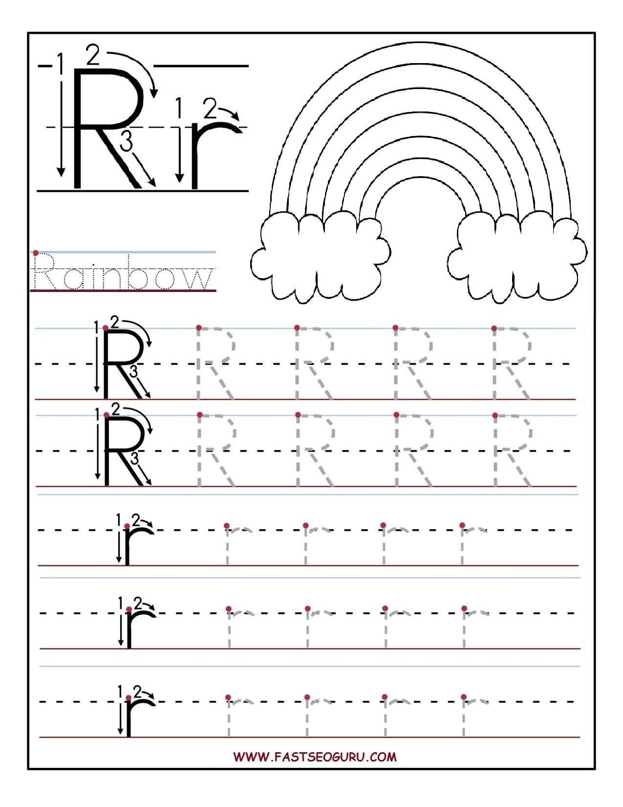 Letter Tracing Worksheets Ideas