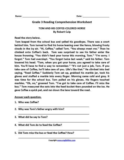 Black Coffee Reading Comprehension Worksheets - WorksheetsCity