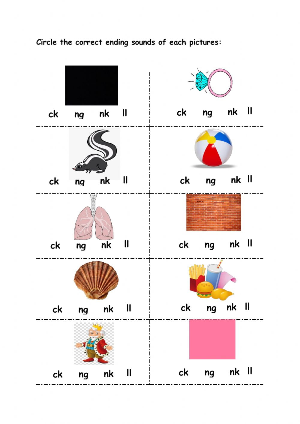 NG NK Digraph Worksheets WorksheetsCity