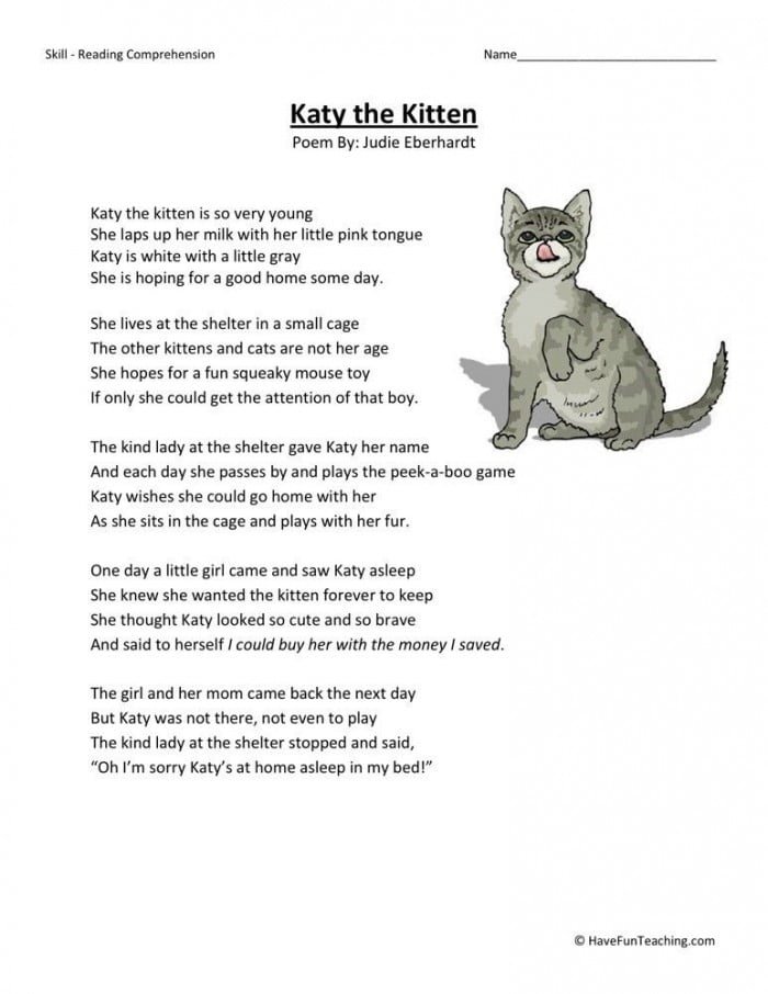 the-lost-kittens-reading-comprehension-worksheets-worksheetscity