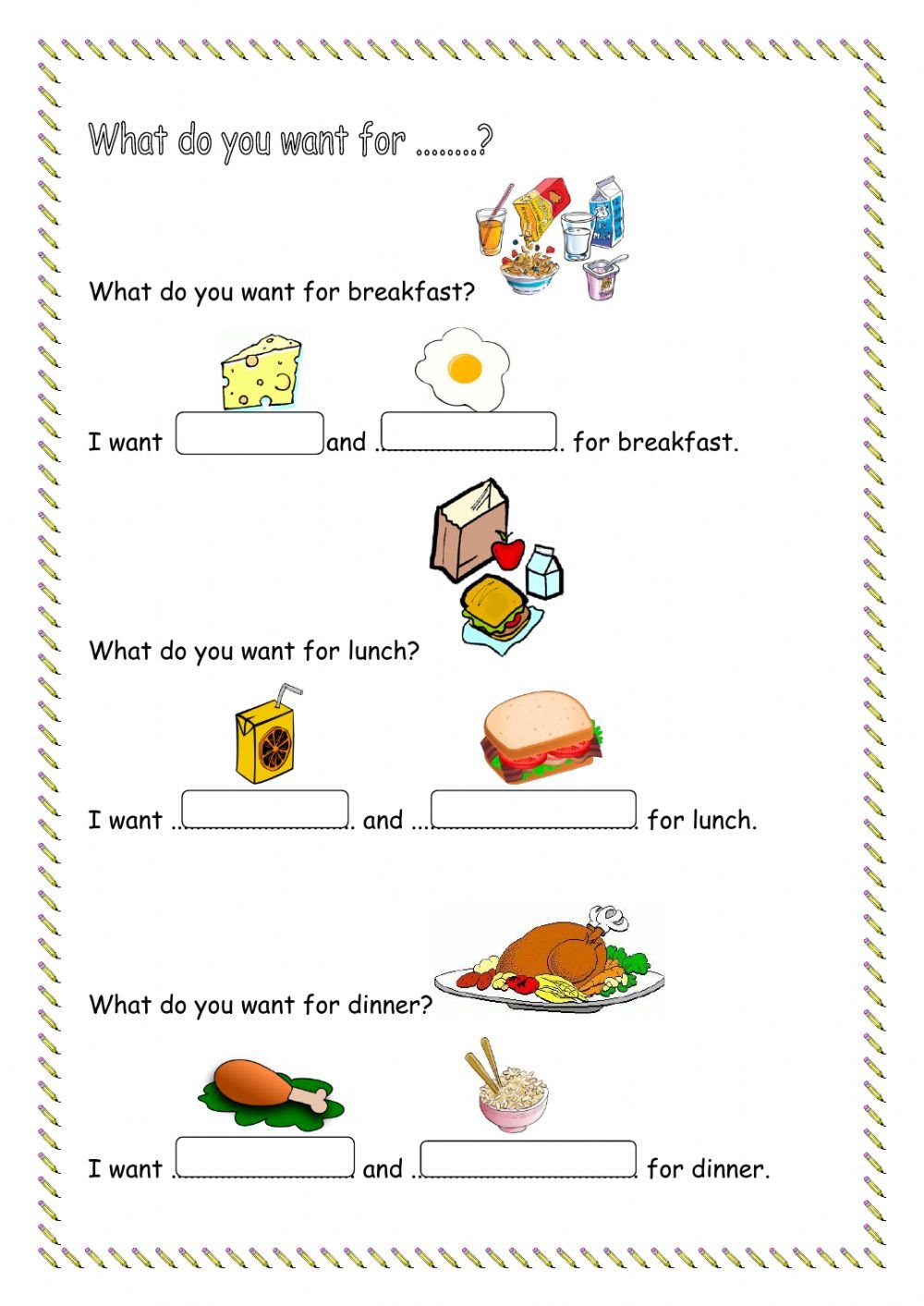 What do you want to eat Worksheet. What do you want to do Worksheets. What do you want Worksheet. Do you want Worksheets.