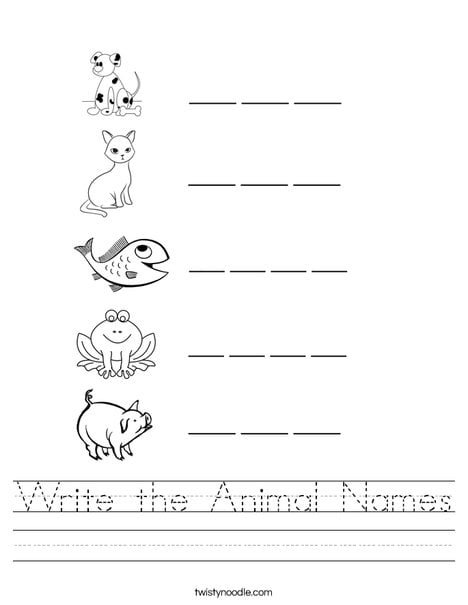 animal-names-worksheets-worksheetscity