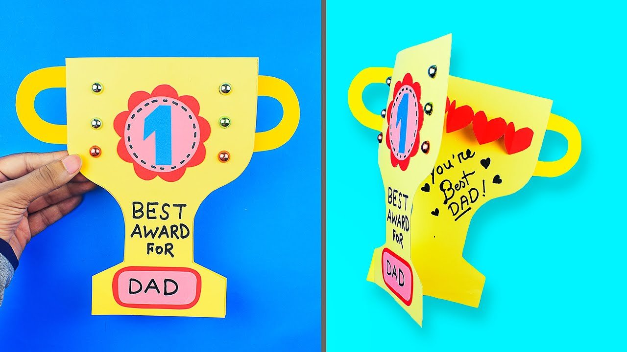 Father Day Award Card - WorksheetsCity