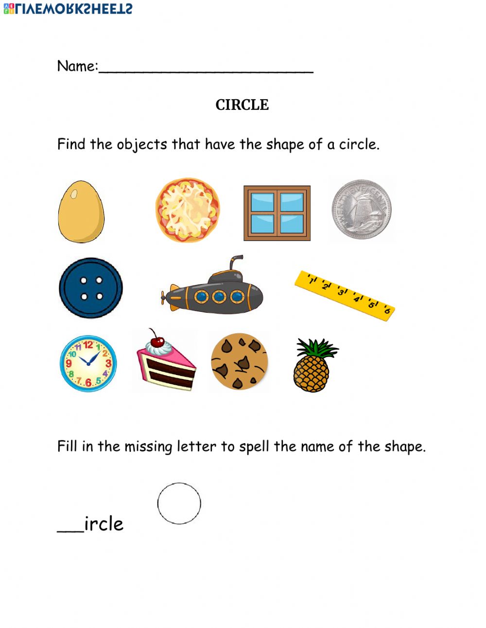 TH Picture Circle Worksheets - WorksheetsCity