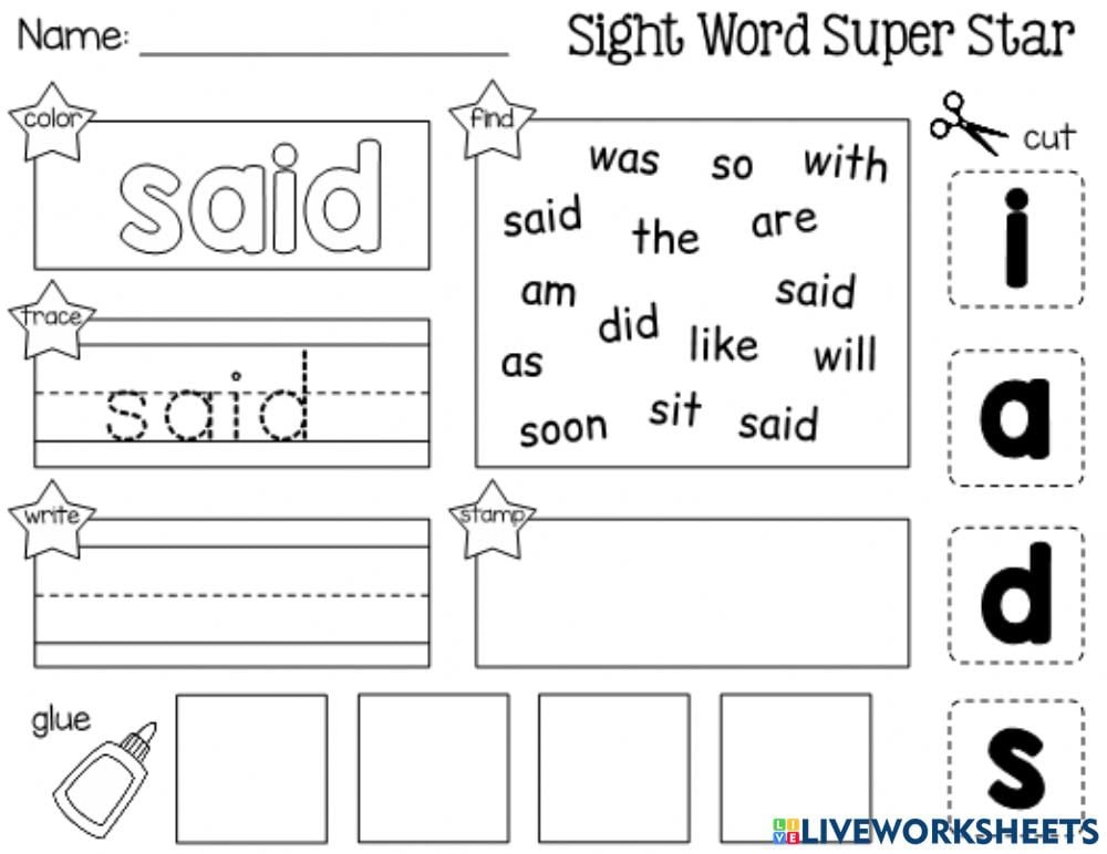 Don t say those words. Can Sight Words. Sight Words for Kids. Рабочие листы Worksheets. Words Worksheets.
