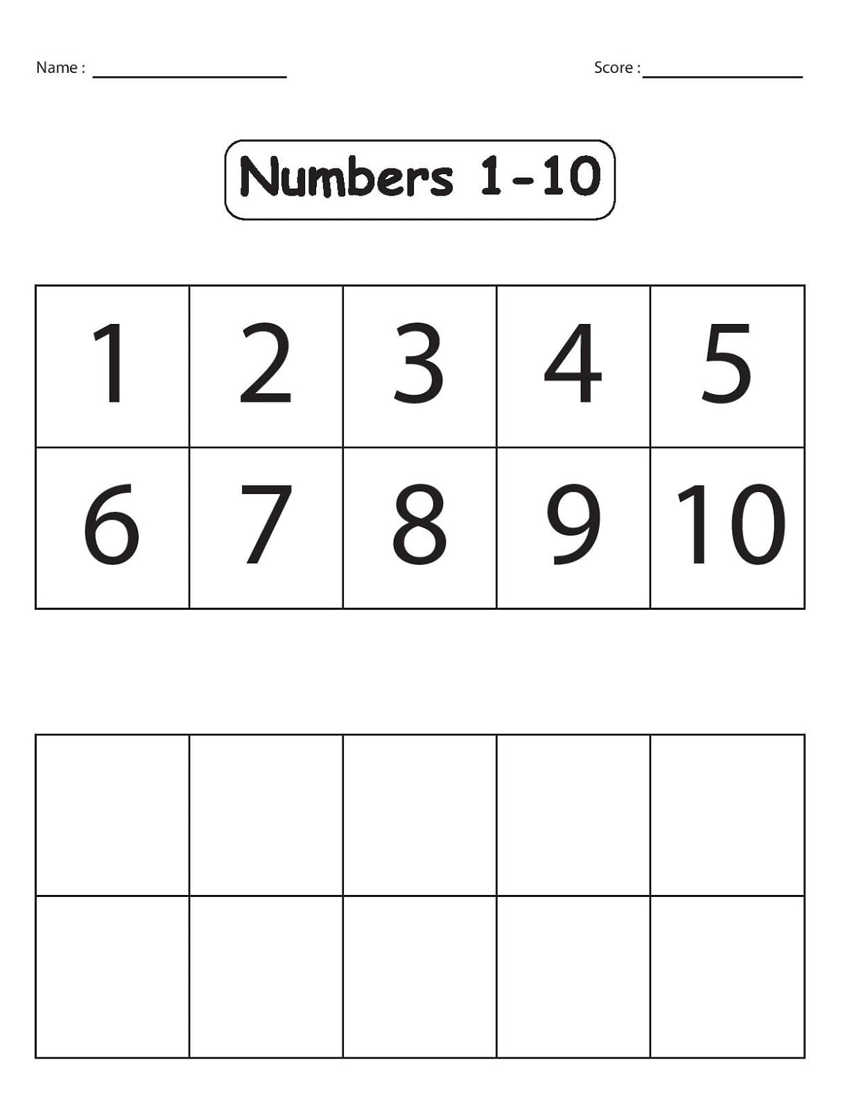 Writing Numbers 1 10 Worksheets WorksheetsCity