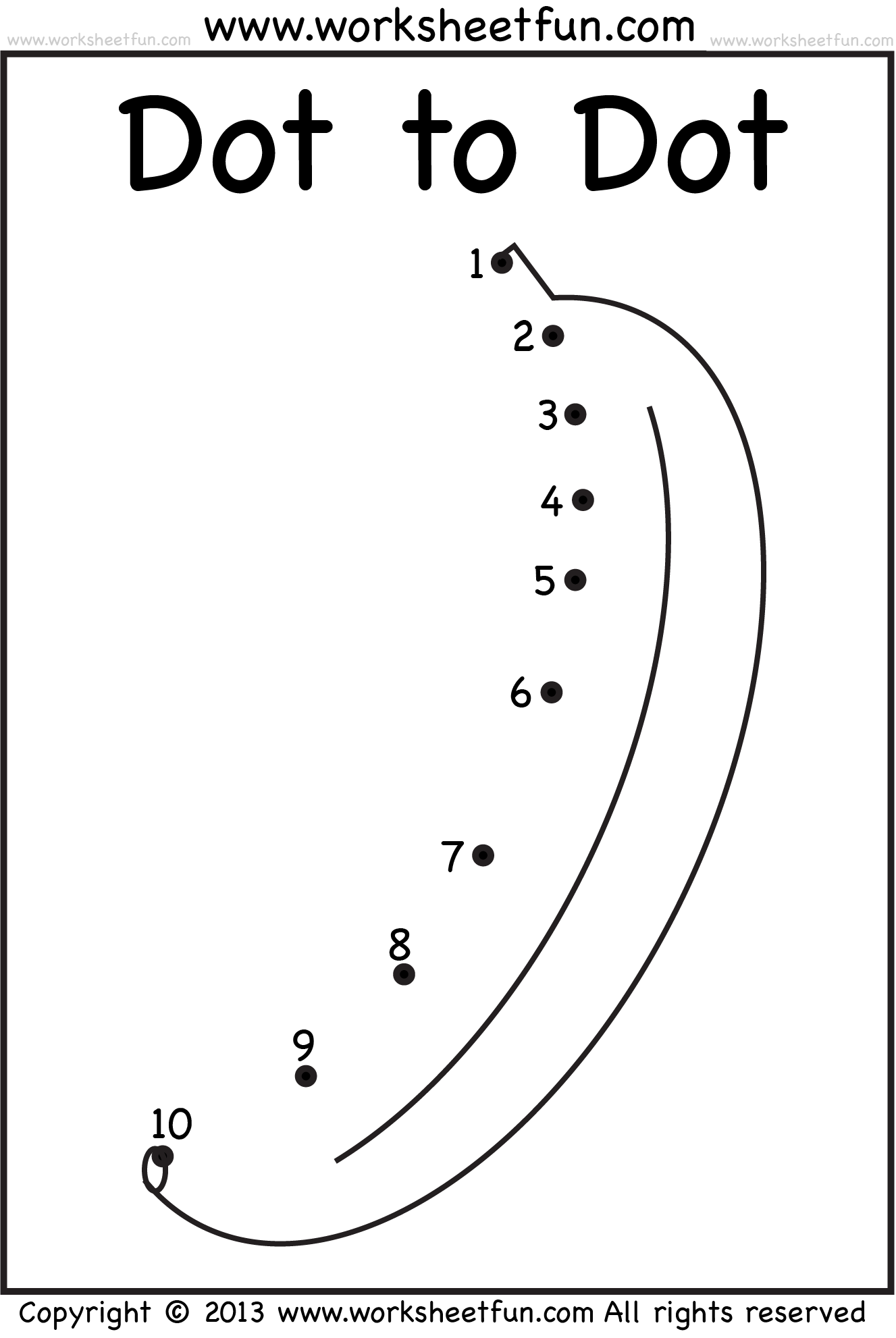 Preschool Dot To Dot Printable Worksheets WorksheetsCity