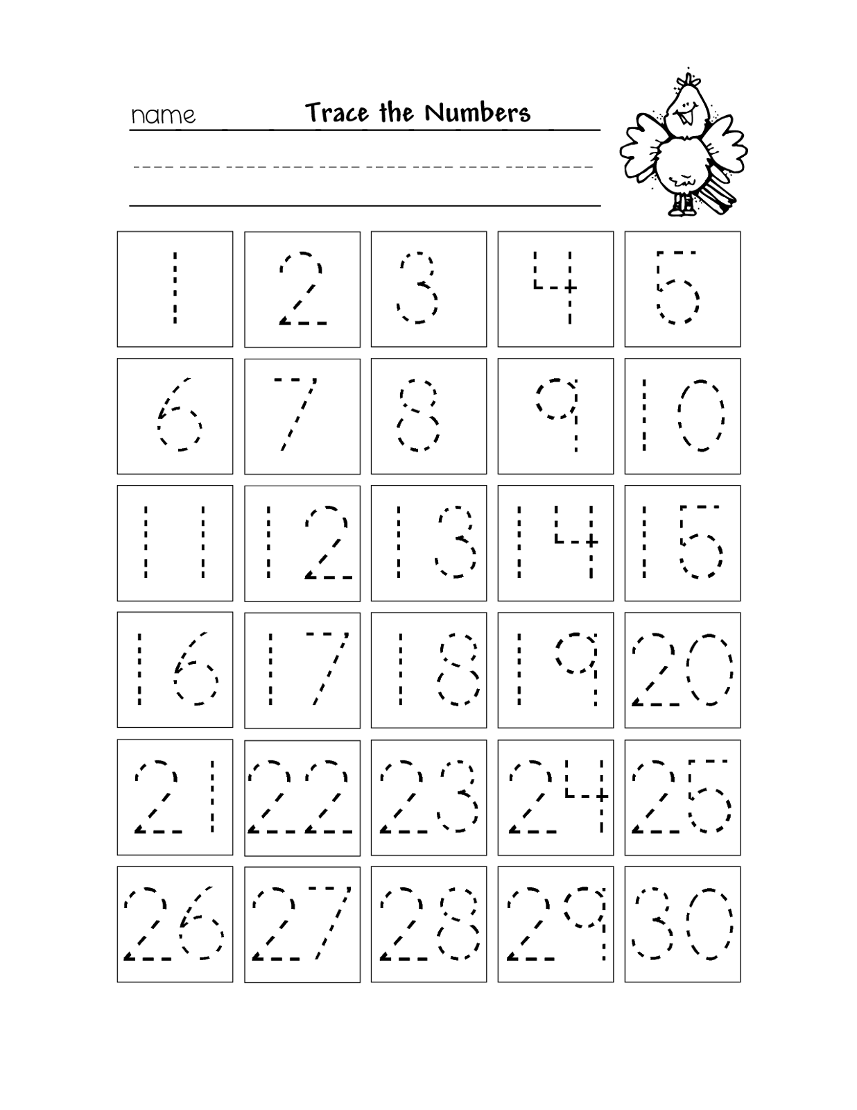 tracing-numbers-1-30-worksheets-worksheetscity