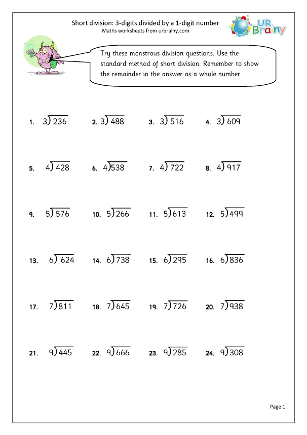 3 Digit By 2 Digit Division No Remainders Worksheets WorksheetsCity